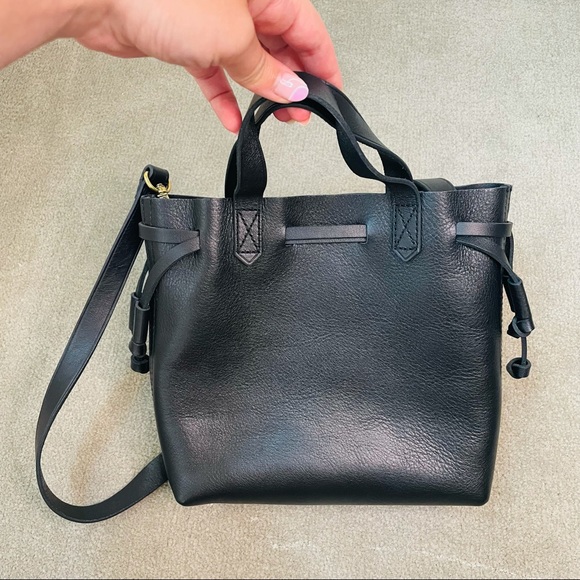 Madewell The Small Transport Crossbody Black Leather - Picture 3 of 9